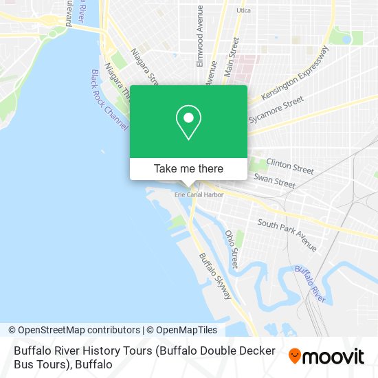 Buffalo River History Tours (Buffalo Double Decker Bus Tours) map