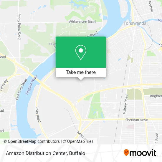 Amazon Distribution Center map