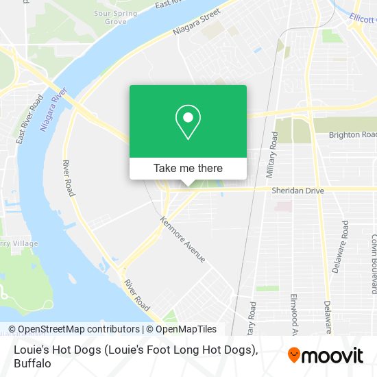 Louie's Hot Dogs (Louie's Foot Long Hot Dogs) map