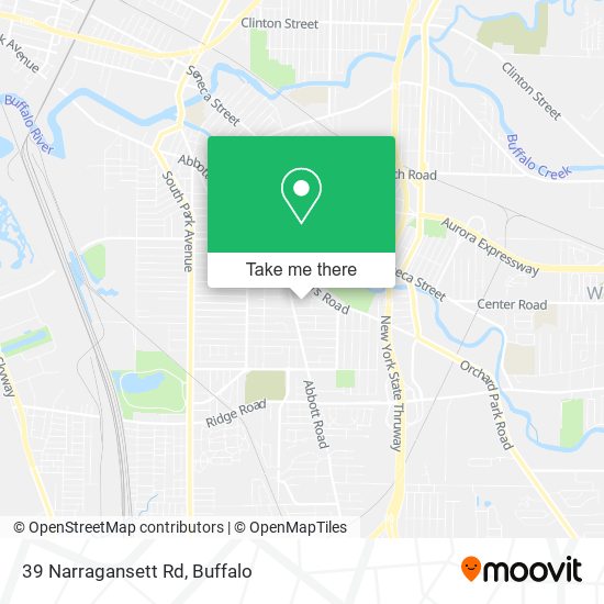 Mapa de 39 Narragansett Rd