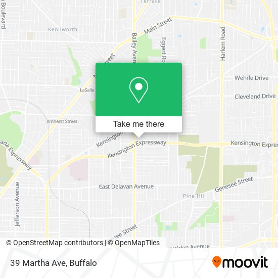 39 Martha Ave map
