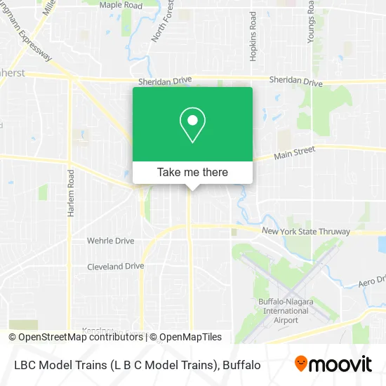 Mapa de LBC Model Trains (L B C Model Trains)