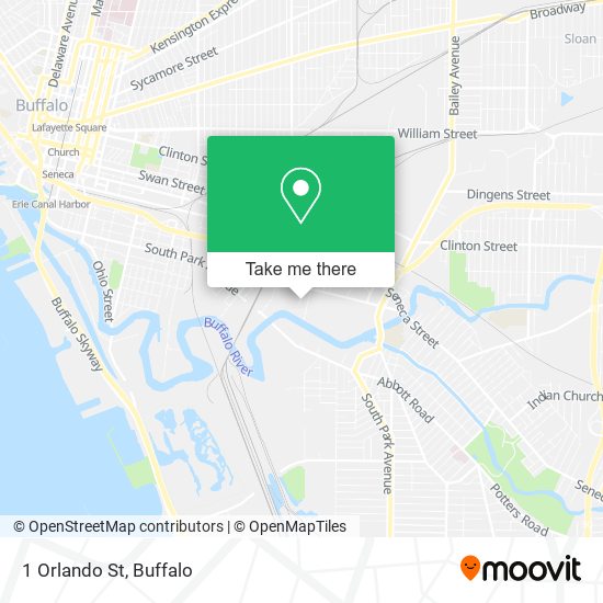 Mapa de 1 Orlando St