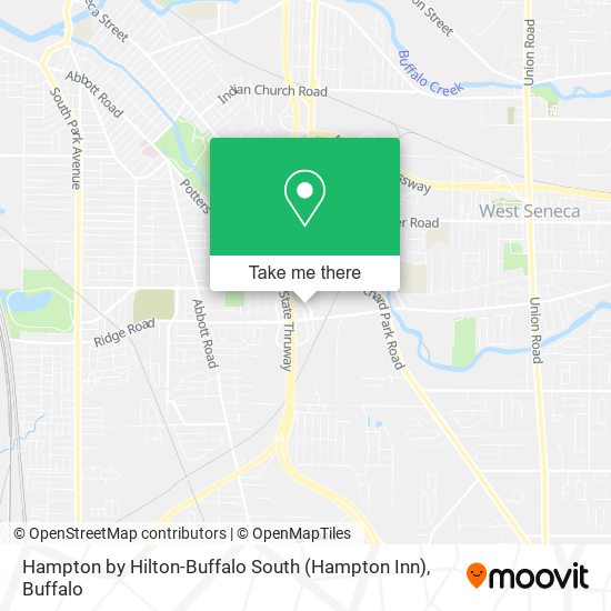 Mapa de Hampton by Hilton-Buffalo South (Hampton Inn)