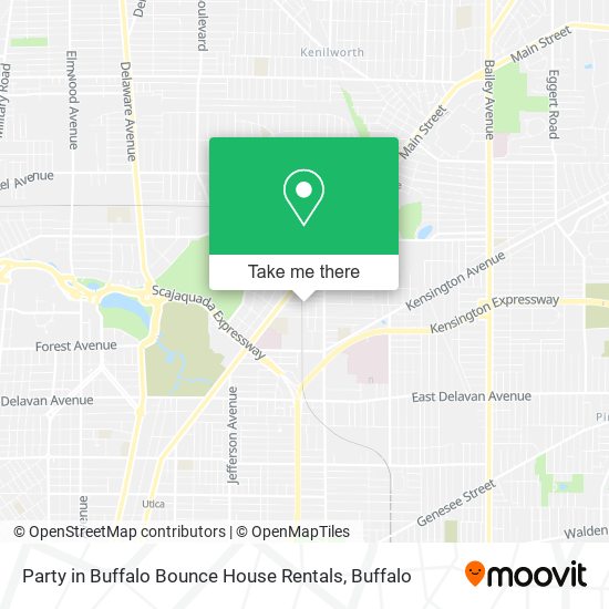 Party in Buffalo Bounce House Rentals map
