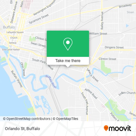 Orlando St map