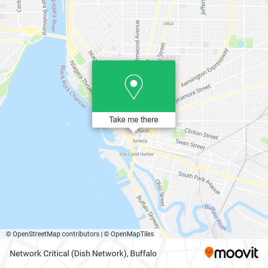 Network Critical (Dish Network) map