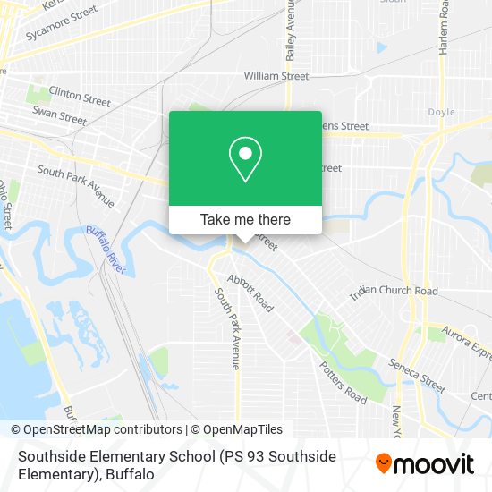 Mapa de Southside Elementary School (PS 93 Southside Elementary)
