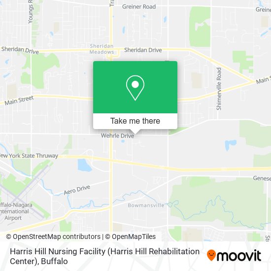 Harris Hill Nursing Facility (Harris Hill Rehabilitation Center) map