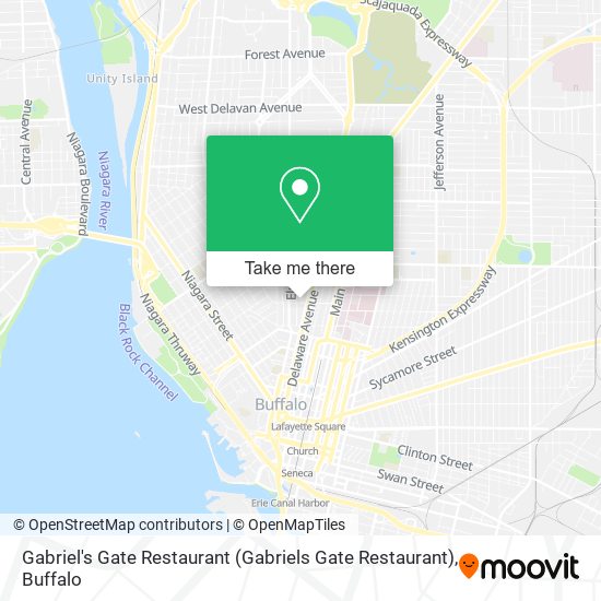 Mapa de Gabriel's Gate Restaurant (Gabriels Gate Restaurant)
