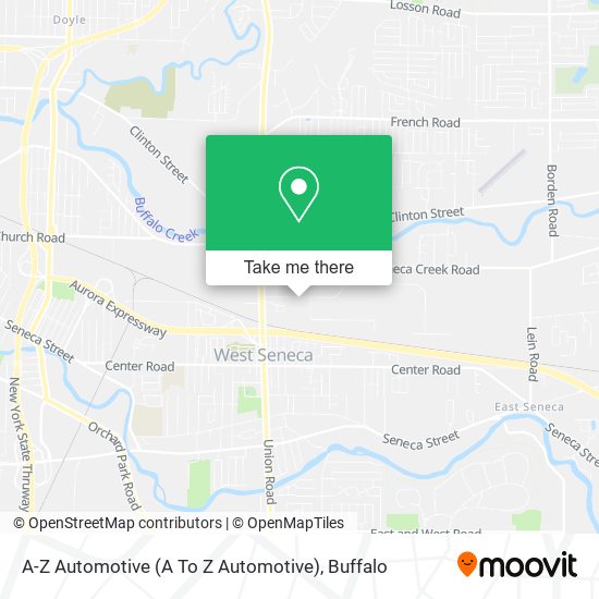 A-Z Automotive map