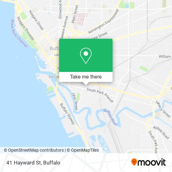 Mapa de 41 Hayward St