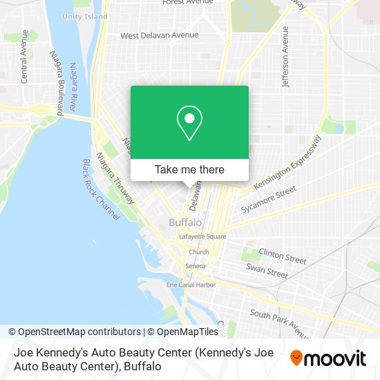 Joe Kennedy's Auto Beauty Center map