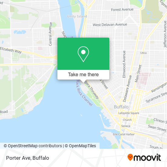 Mapa de Porter Ave