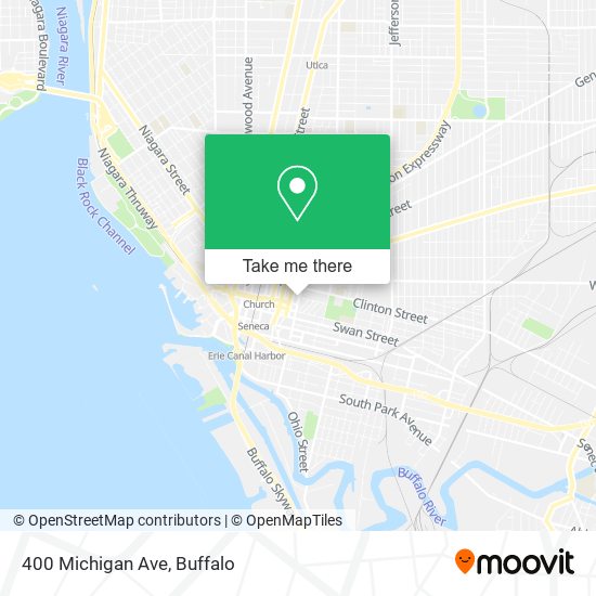 400 Michigan Ave map