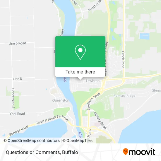 Questions or Comments map