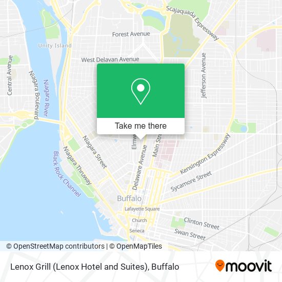 Mapa de Lenox Grill (Lenox Hotel and Suites)