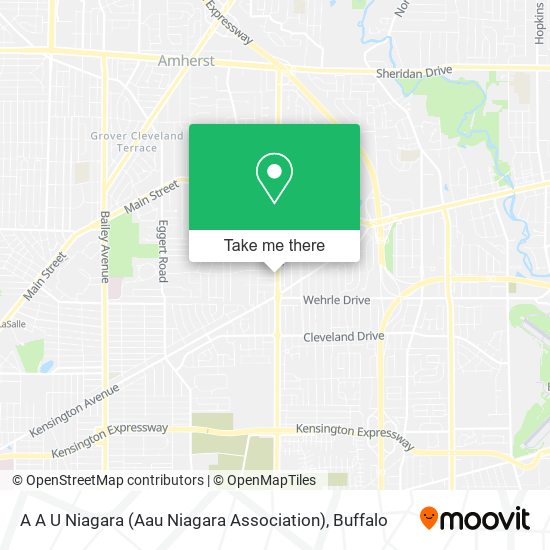 A A U Niagara (Aau Niagara Association) map