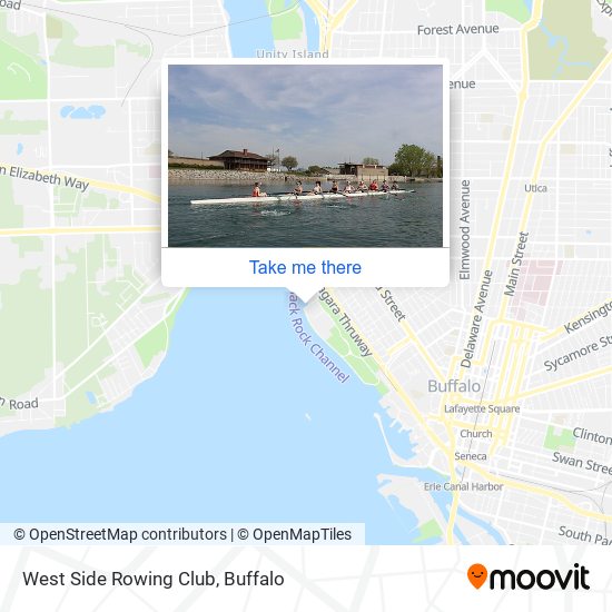 Mapa de West Side Rowing Club