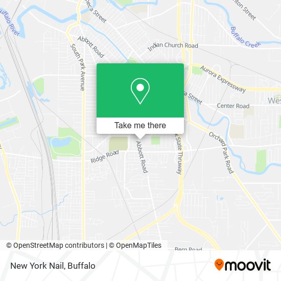New York Nail map