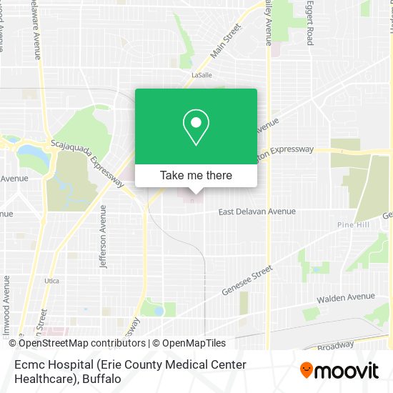 Mapa de Ecmc Hospital (Erie County Medical Center Healthcare)