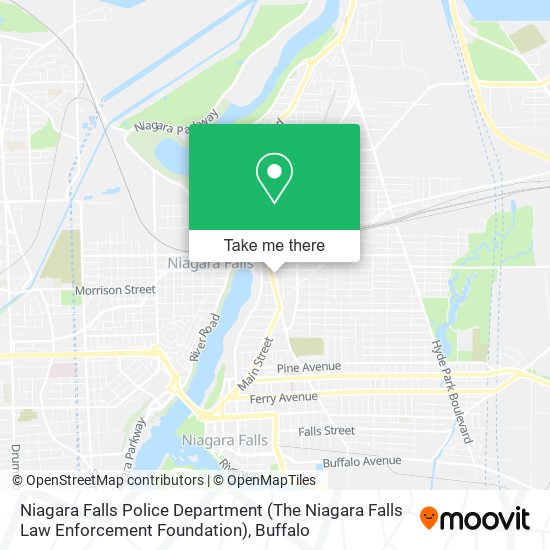 Niagara Falls Police Department (The Niagara Falls Law Enforcement Foundation) map