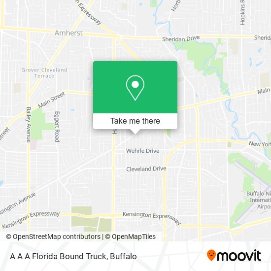 Mapa de A A A Florida Bound Truck