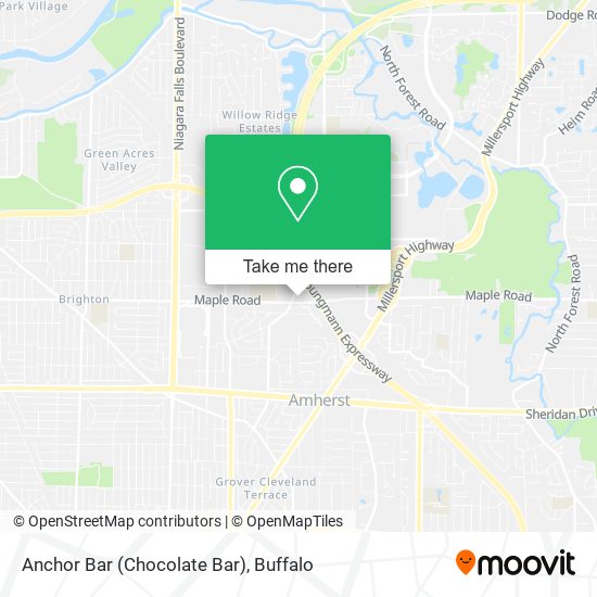 Anchor Bar (Chocolate Bar) map