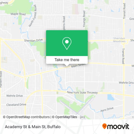 Mapa de Academy St & Main St