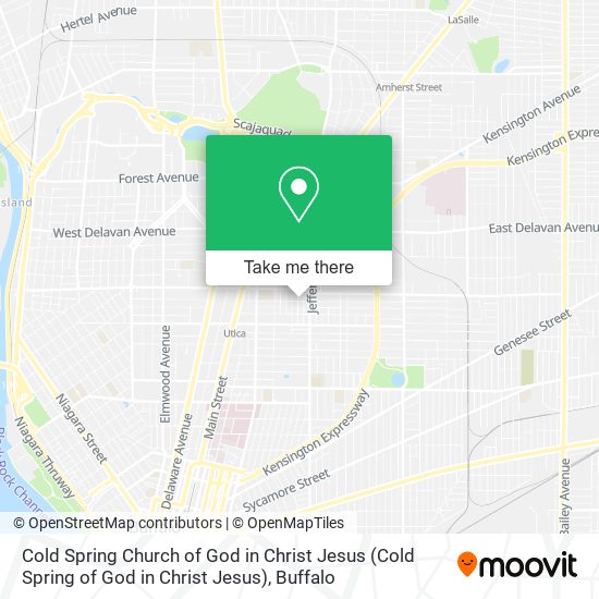 Cold Spring Church of God in Christ Jesus map