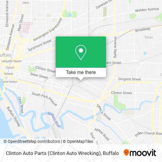 Clinton Auto Parts (Clinton Auto Wrecking) map