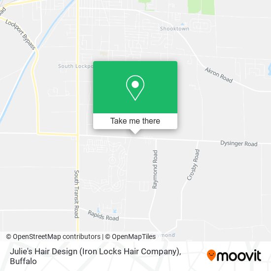 Mapa de Julie's Hair Design (Iron Locks Hair Company)