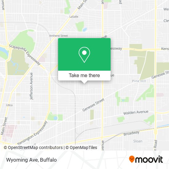 Mapa de Wyoming Ave