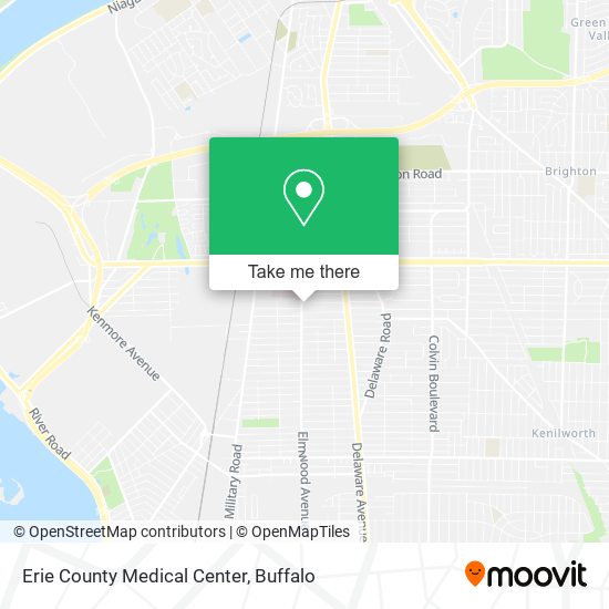 Mapa de Erie County Medical Center