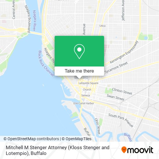 Mapa de Mitchell M Stenger Attorney (Kloss Stenger and Lotempio)