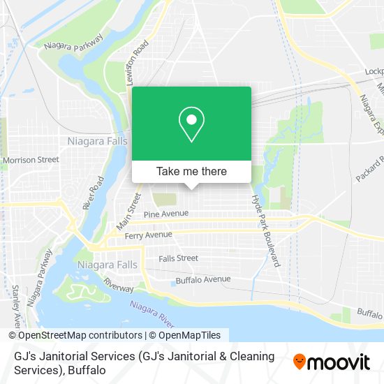 GJ's Janitorial Services map