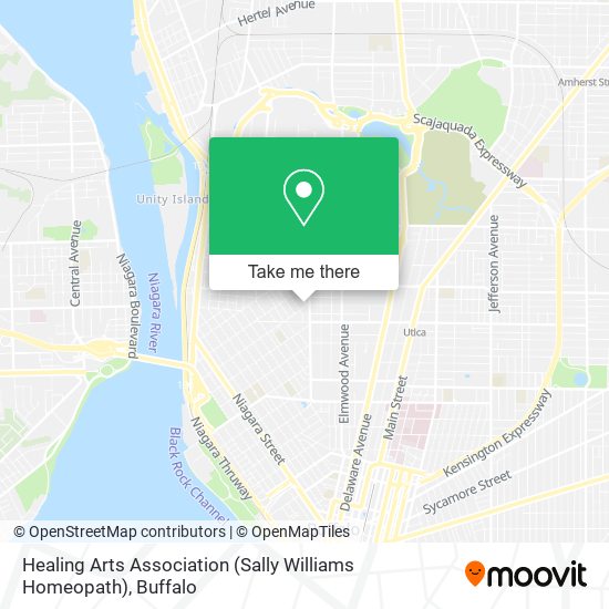 Mapa de Healing Arts Association (Sally Williams Homeopath)