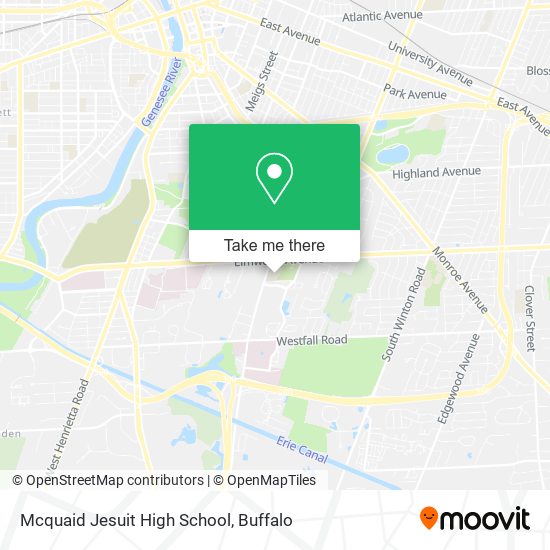 Mapa de Mcquaid Jesuit High School