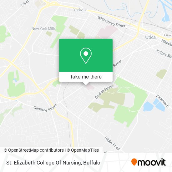 Mapa de St. Elizabeth College Of Nursing