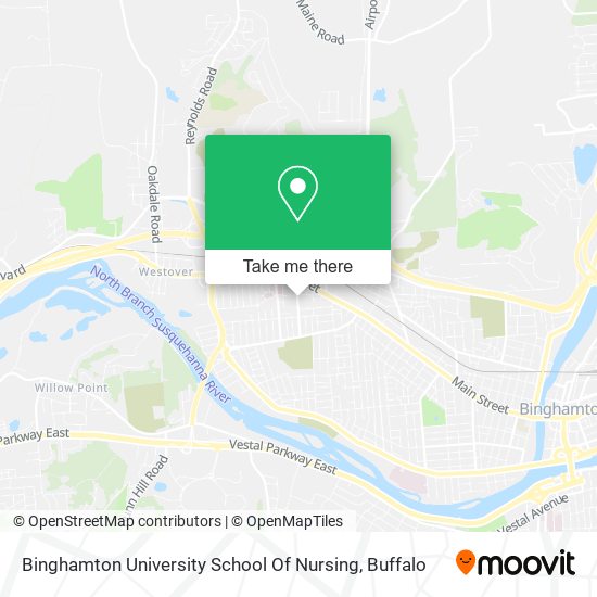 Mapa de Binghamton University School Of Nursing