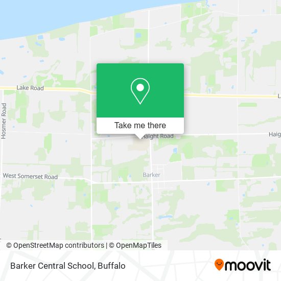 Mapa de Barker Central School