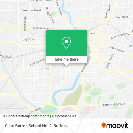 Clara Barton School No. 2 map