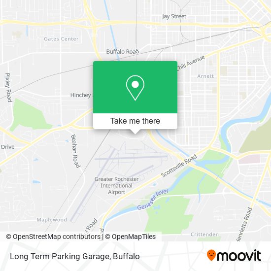 Mapa de Long Term Parking Garage