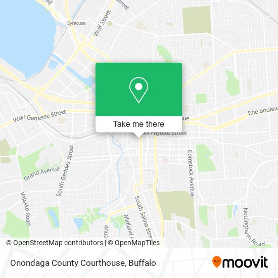 Onondaga County Courthouse map
