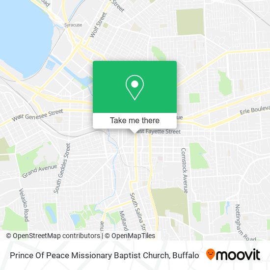 Mapa de Prince Of Peace Missionary Baptist Church