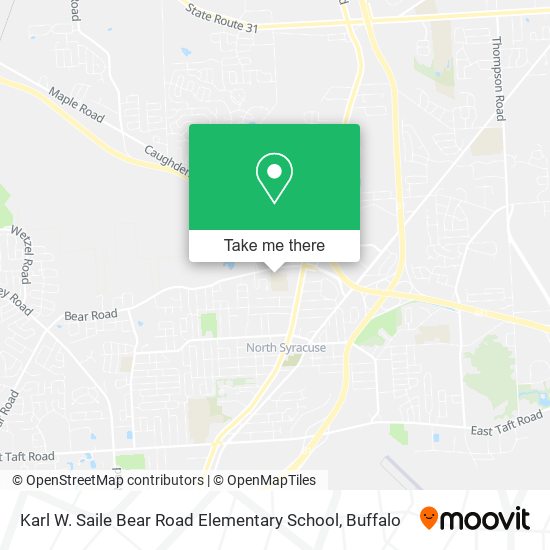 Karl W. Saile Bear Road Elementary School map