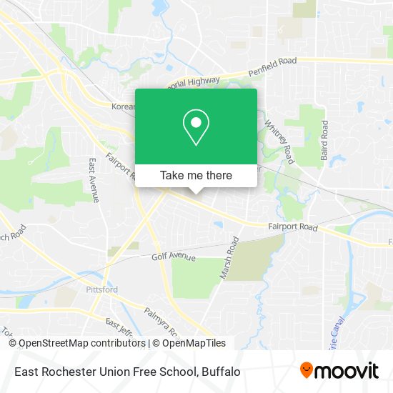 Mapa de East Rochester Union Free School