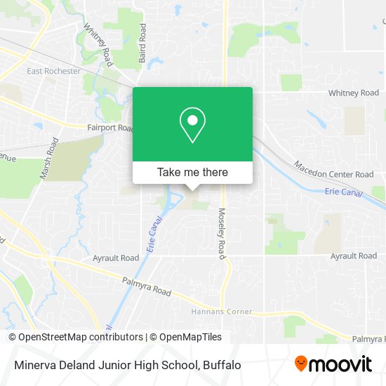 Minerva Deland Junior High School map