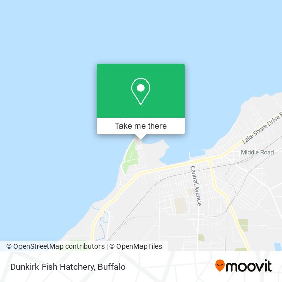 Dunkirk Fish Hatchery map