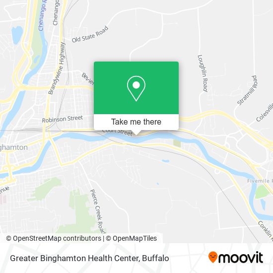 Mapa de Greater Binghamton Health Center
